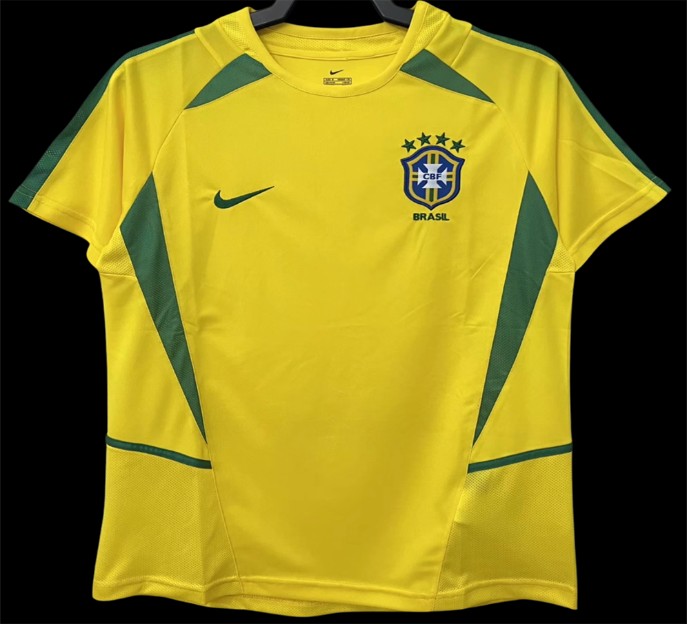 Brazil 2002 Home Retro Jersey