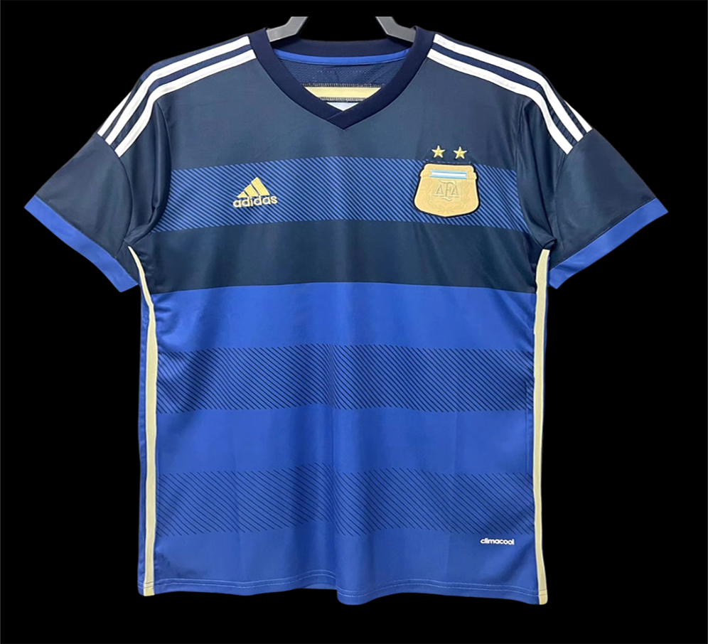 Argentina 2014 World Cup Final Away Retro Jersey