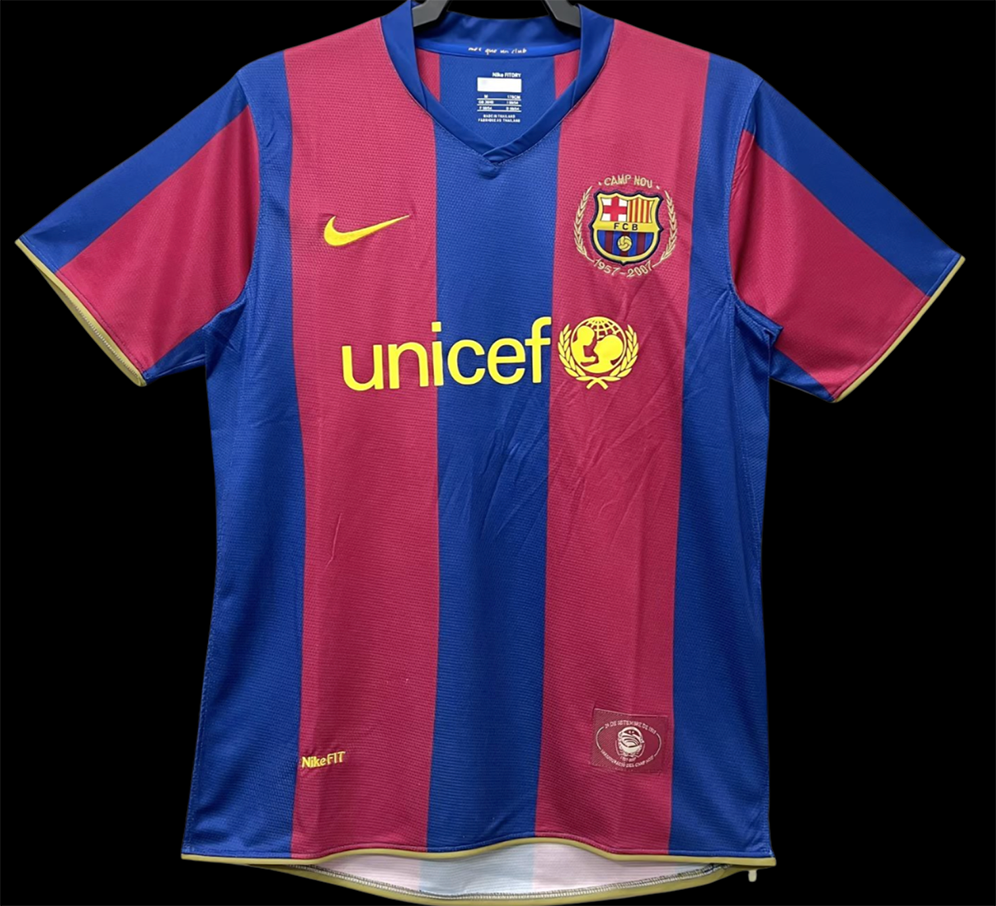 Barcelona 2007–08 Home Retro Jersey